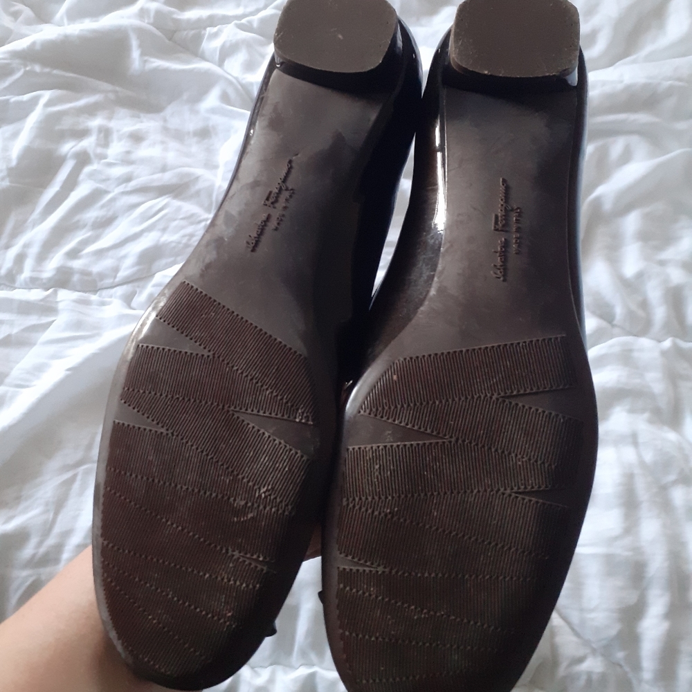 Salvatore Ferragamo cap toe heel ballet flats - Picture 5 of 8